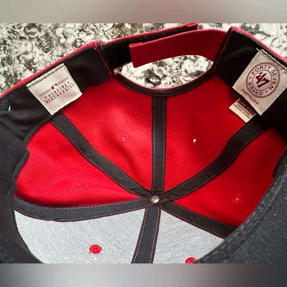47 Los Angeles Anaheim Angels Red Baseball Cap One Size